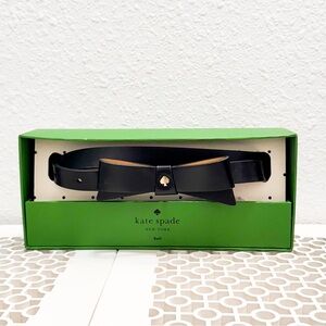kate spade Black Bow Belt